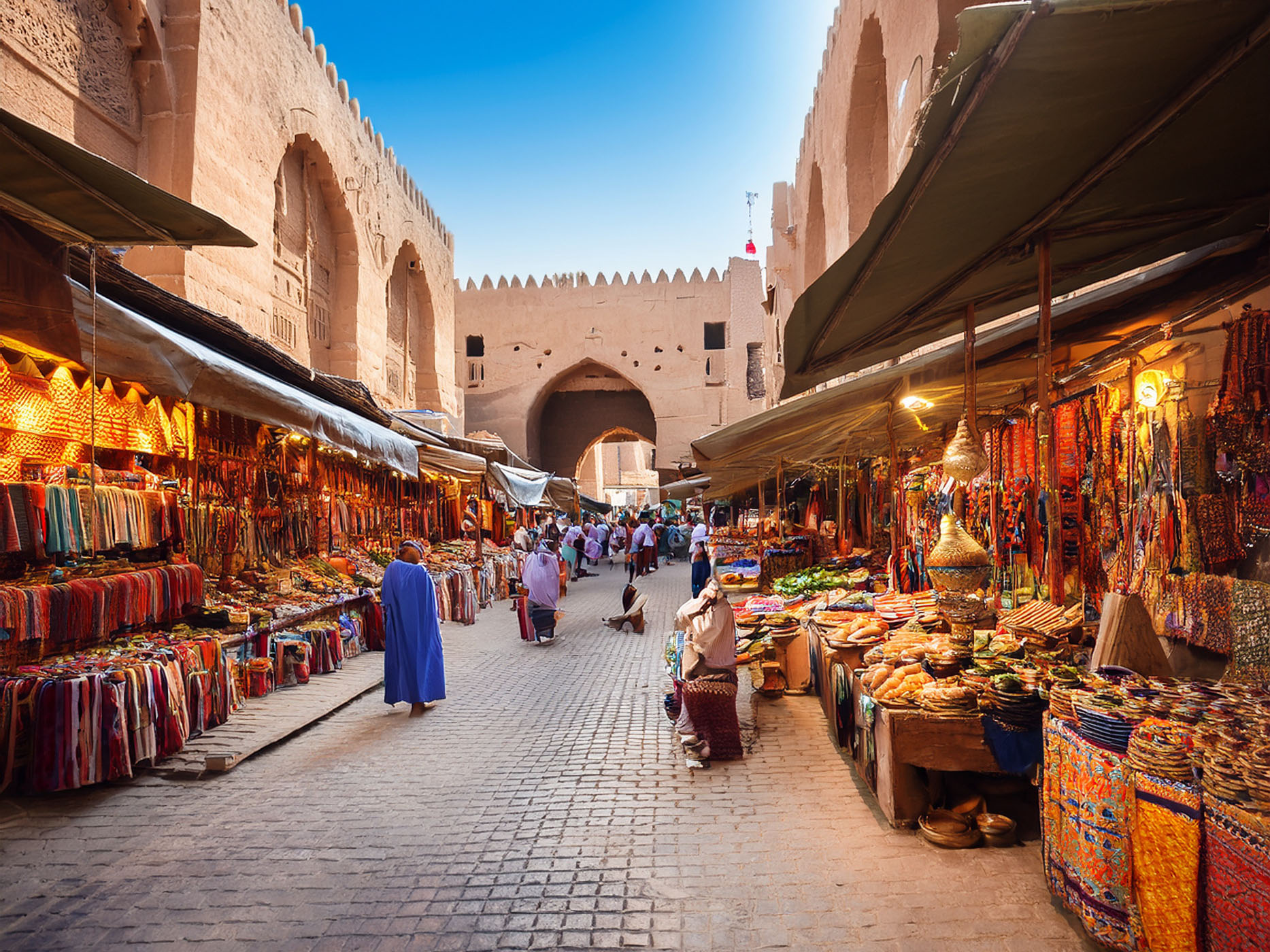 Touristenbazar und Alter Bazar