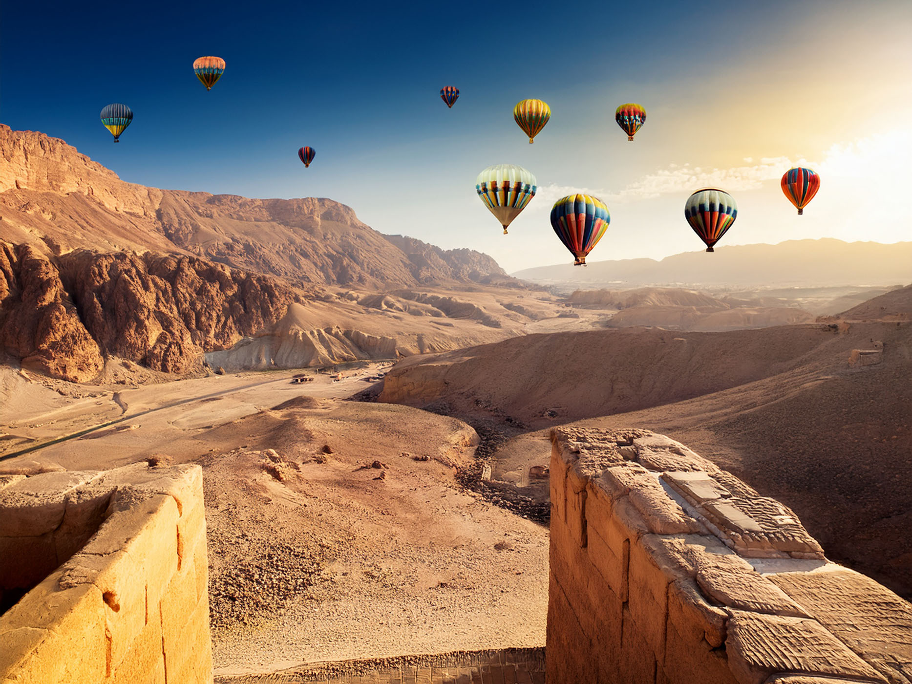 luxor, ballone, valley of kings