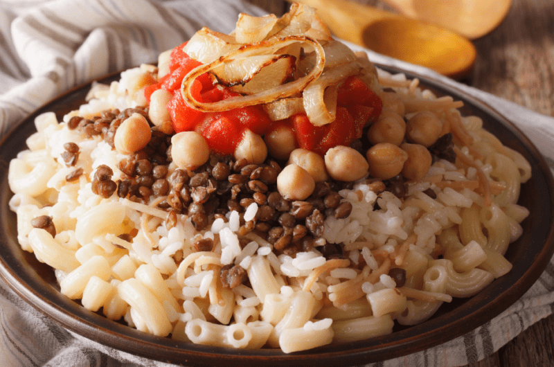 Egyptian-Koshari https://insanelygoodrecipes.com/egyptian-recipes/