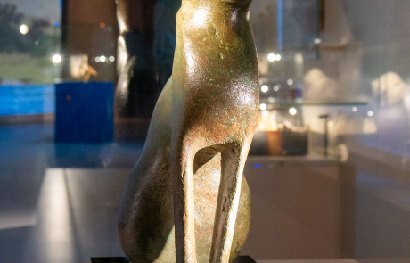 Katze, Spätzeit 6. bis 3. Jh. Chr., Fundort unbekannt, Bronze | Aberdeen