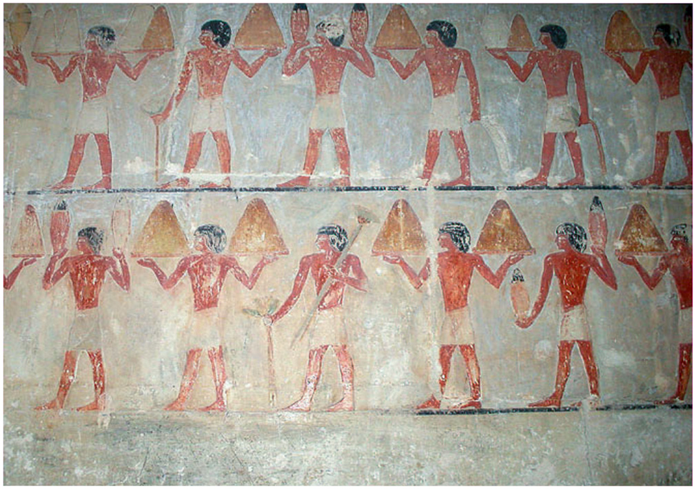 Ti war ein hoher Beamter der 5. Dynastie, der sich u.a. um die Pyramiden und Sonnenheiligtümer mehrerer Pharaonen dieser Zeit kümmerte